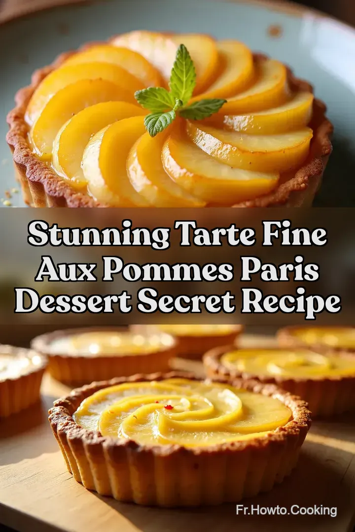 Stunning Tarte Fine aux Pommes Paris Dessert Secret Recipe