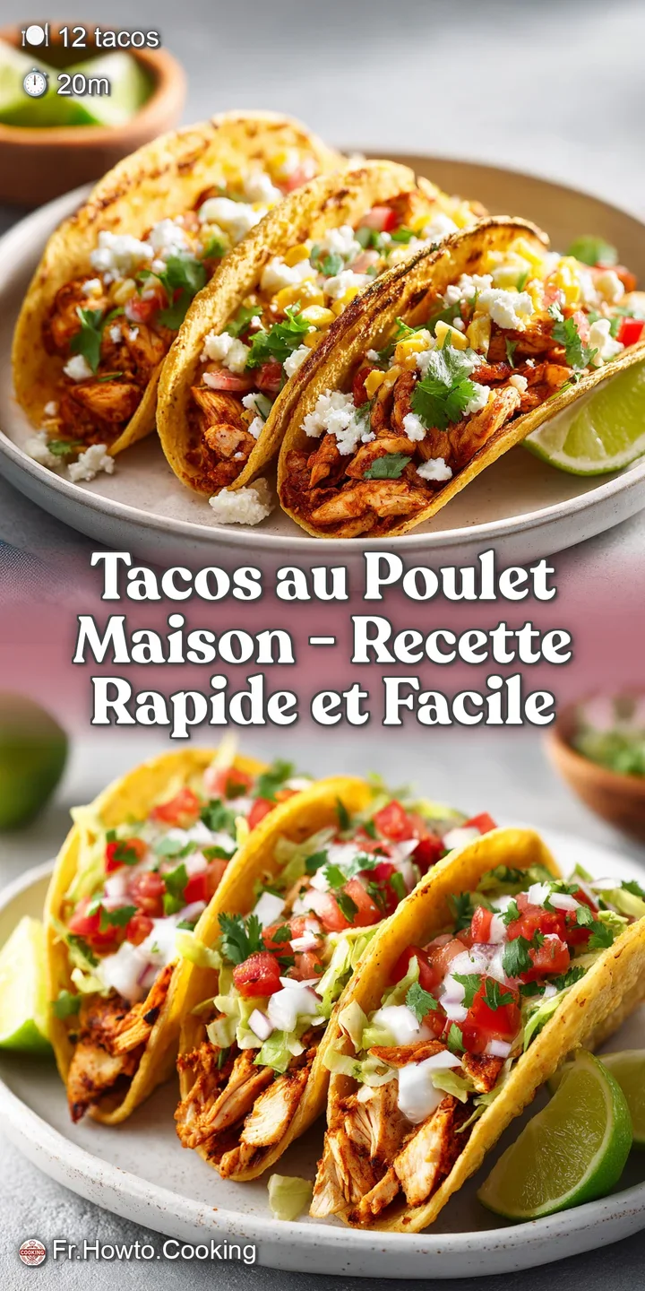 Close-up of juicy, shredded chicken taco filling. Colorful spices and herbs accentuate the savory chicken's texture.