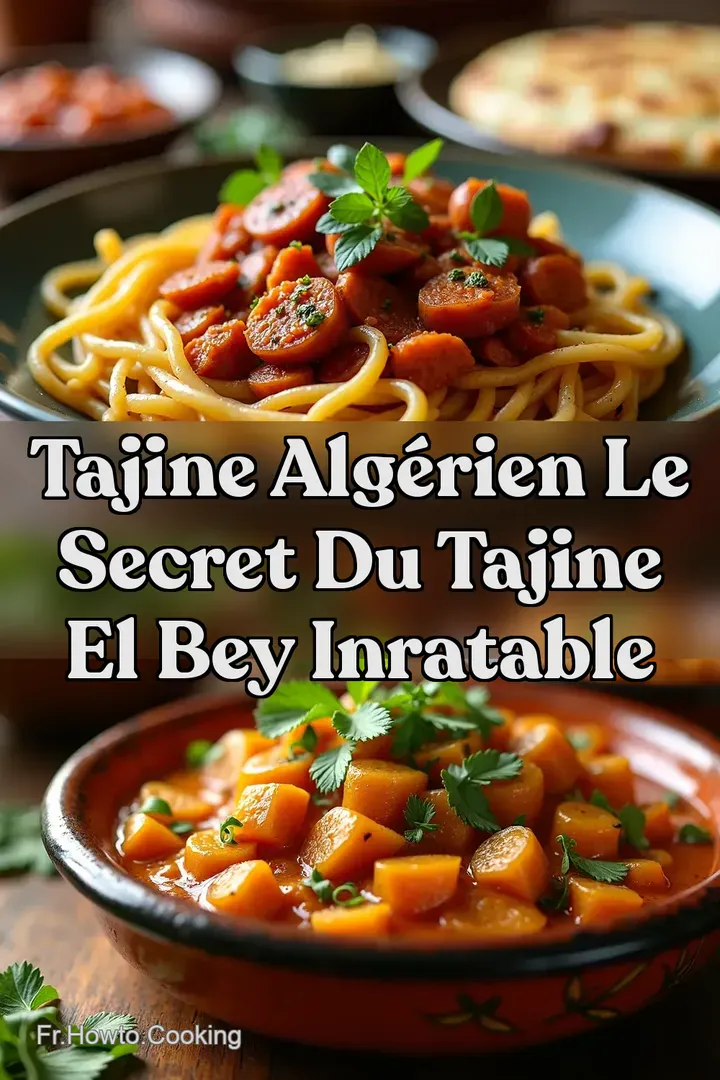 Tajine Alg&eacute;rien Le Secret du Tajine El Bey Inratable