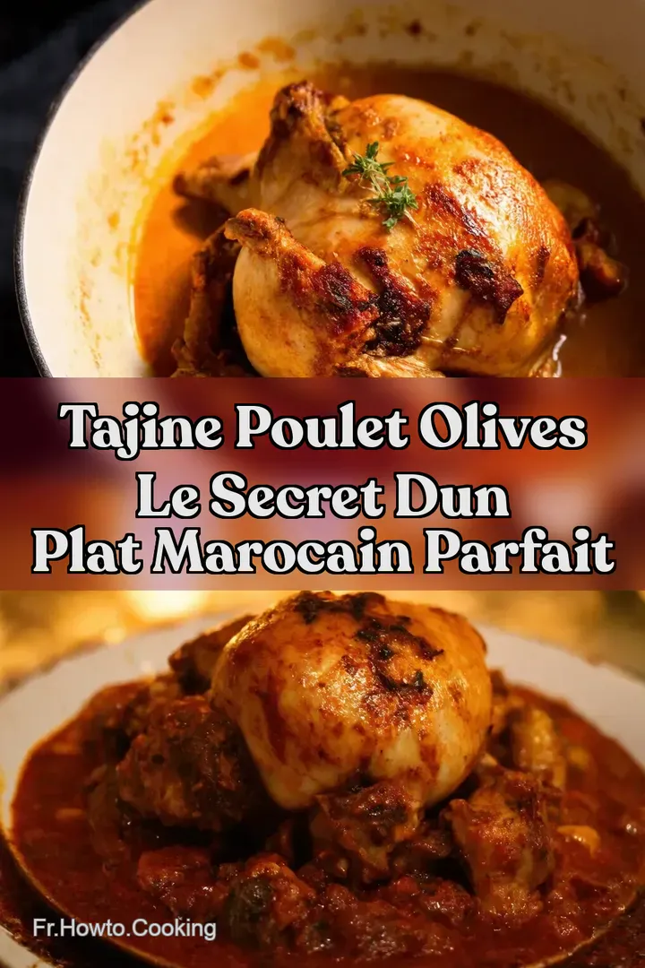 Tajine Poulet Olives Le Secret dun Plat Marocain Parfait