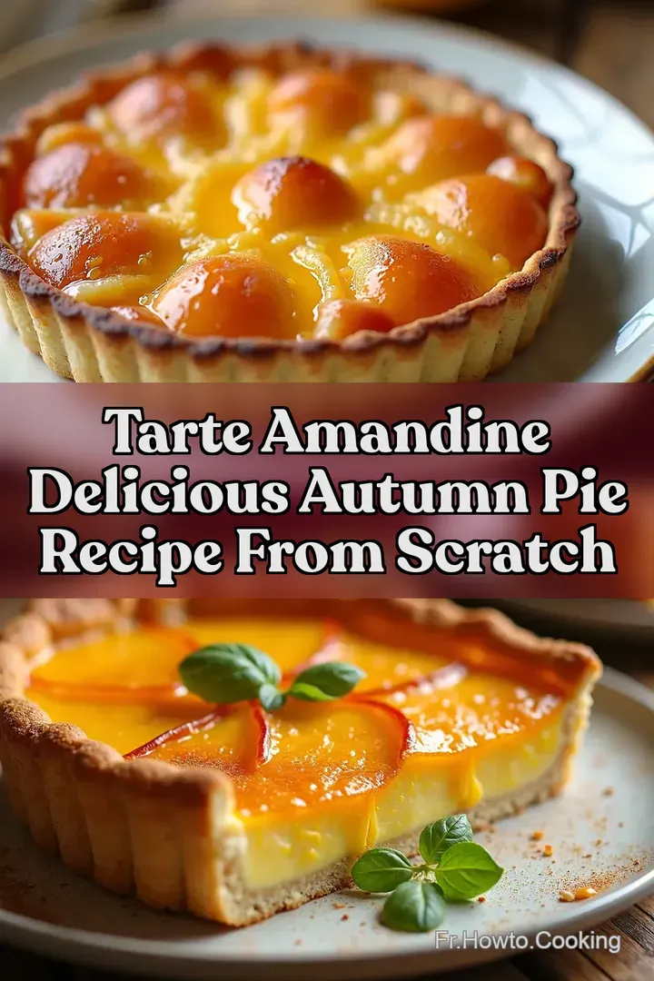 Tarte Amandine Delicious Autumn Pie Recipe From Scratch