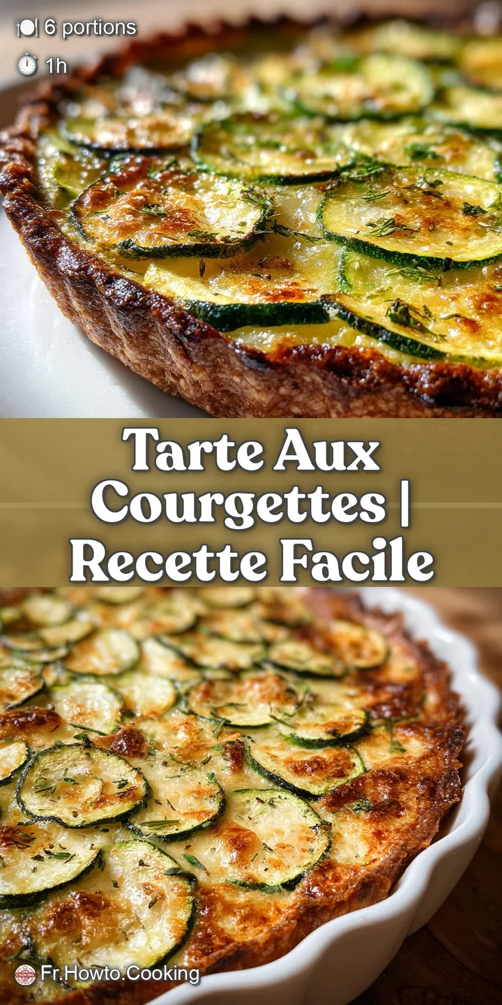 Close-up of a zucchini tart slice. Creamy filling with flecks of herbs peeking out, golden crisp crust. Delicious rustic a...