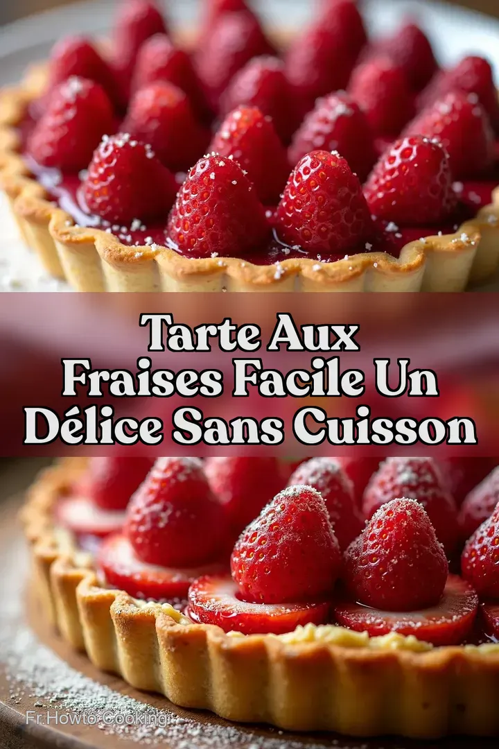 Tarte Aux Fraises Facile Un Délice Sans Cuisson