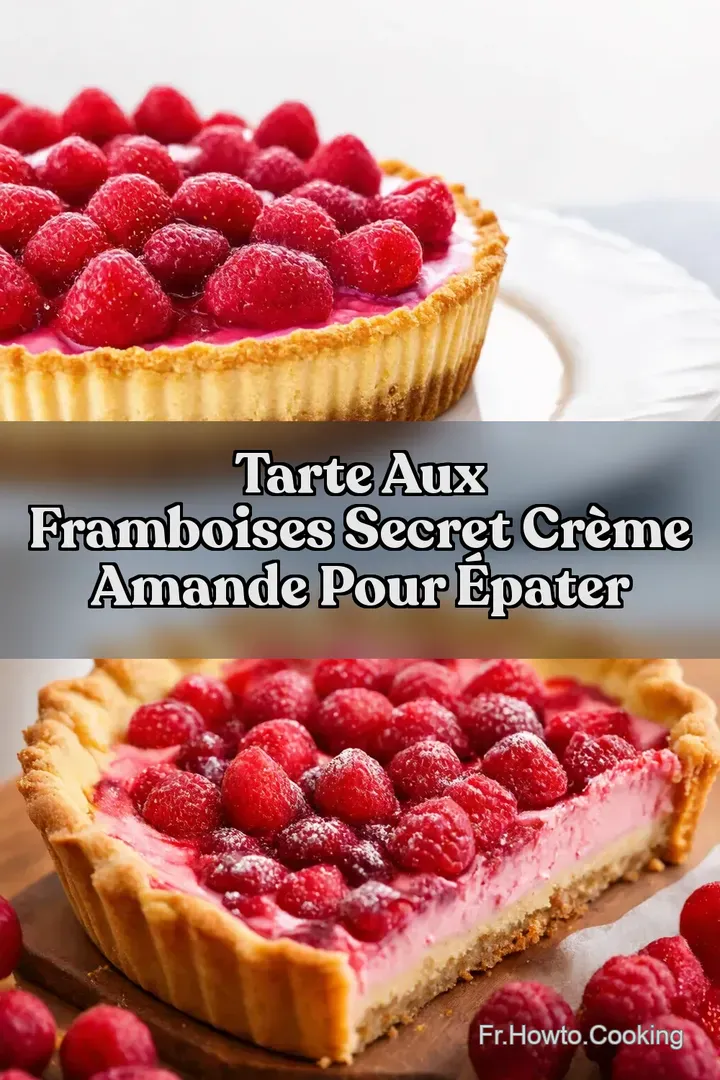 Tarte aux Framboises Secret Cr&egrave;me Amande Pour &Eacute;pater