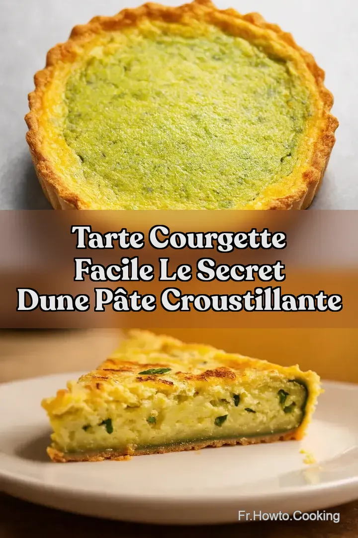 Tarte Courgette Facile Le Secret dune P&acirc;te Croustillante