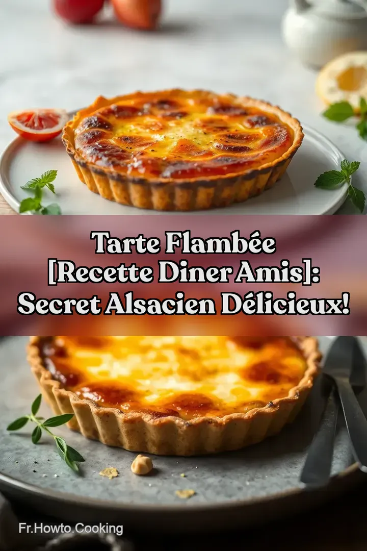 Tarte Flamb&eacute;e [Recette Diner Amis]: Secret Alsacien D&eacute;licieux!