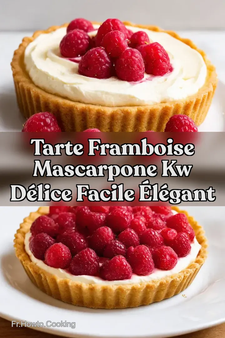 Tarte Framboise Mascarpone kw D&eacute;lice Facile &Eacute;l&eacute;gant