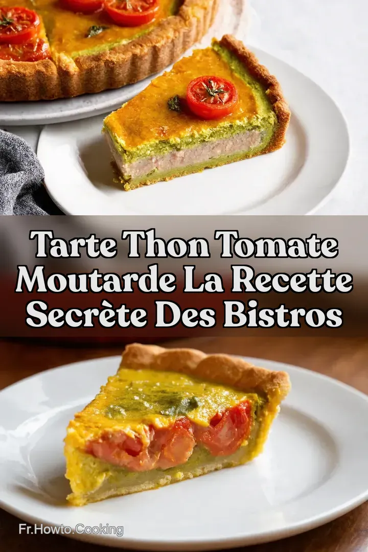 Tarte Thon Tomate Moutarde La Recette Secr&egrave;te des Bistros