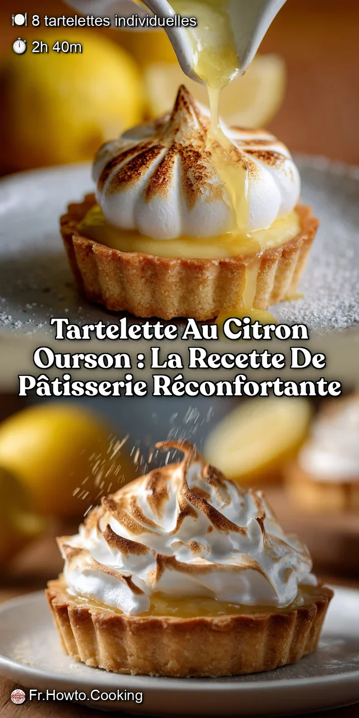 Tartelette au Citron Ourson : La Recette de P&acirc;tisserie R&eacute;confortante