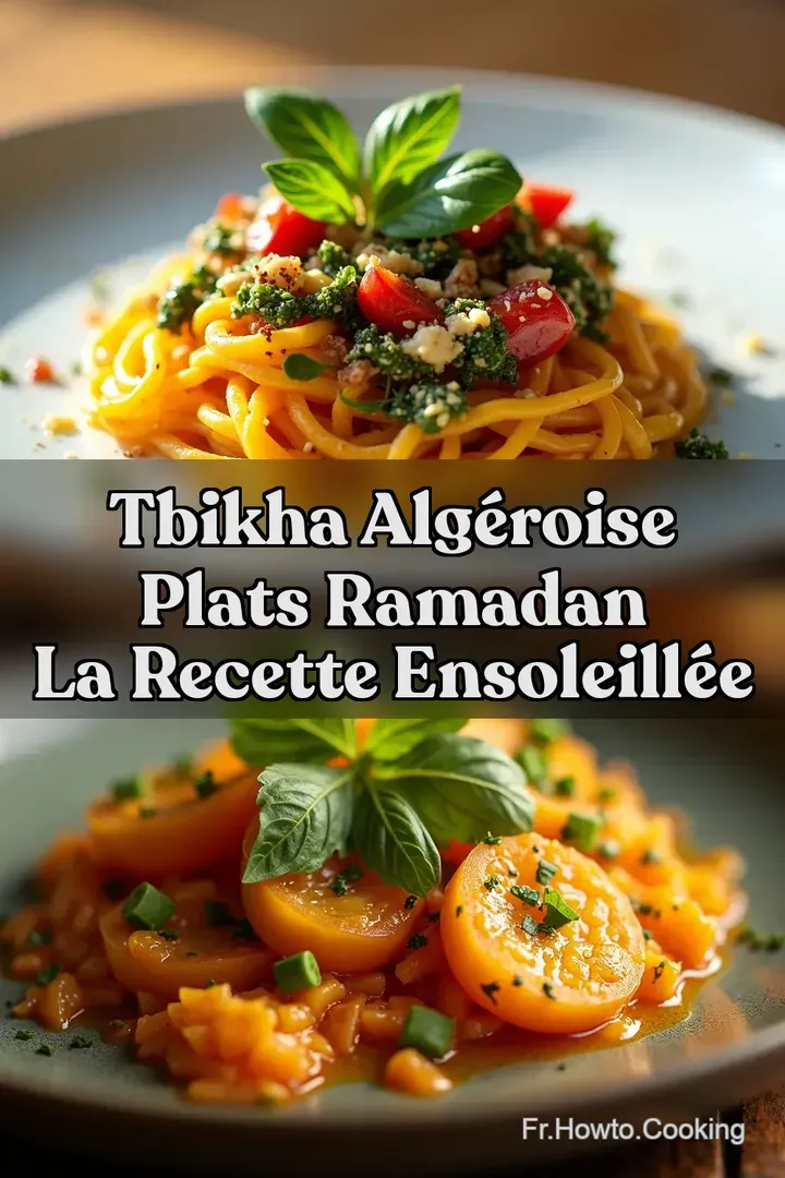 Tbikha Algéroise Plats Ramadan LA Recette Ensoleillée