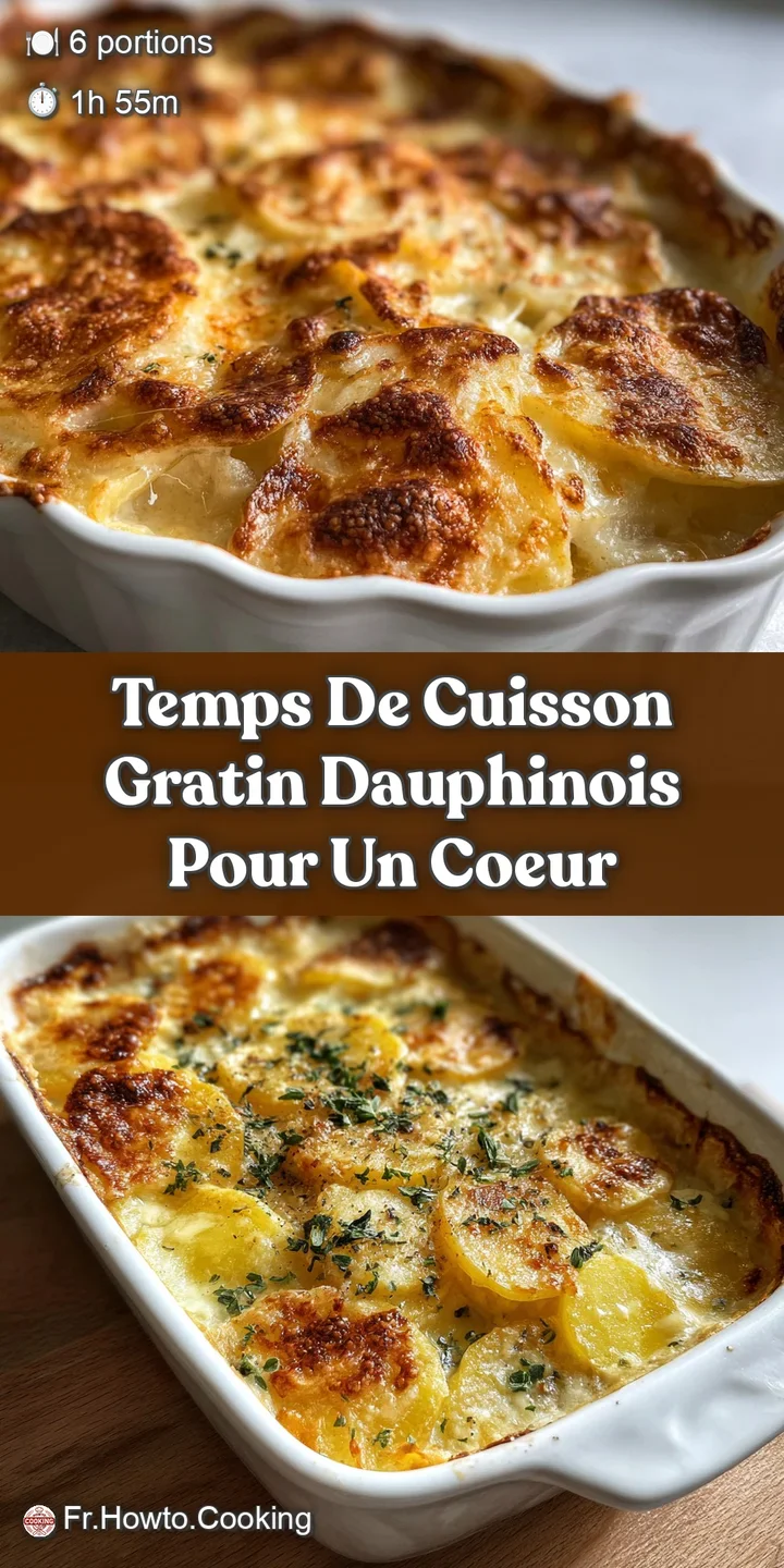 Close-up reveals glistening surface of creamy potato gratin, slightly browned and blistered, promising a rich, savory, and...