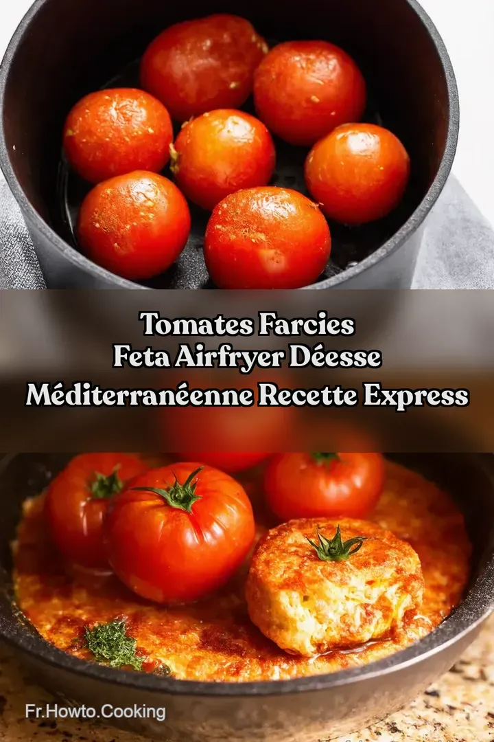 Tomates Farcies Feta Airfryer D&eacute;esse M&eacute;diterran&eacute;enne Recette Express