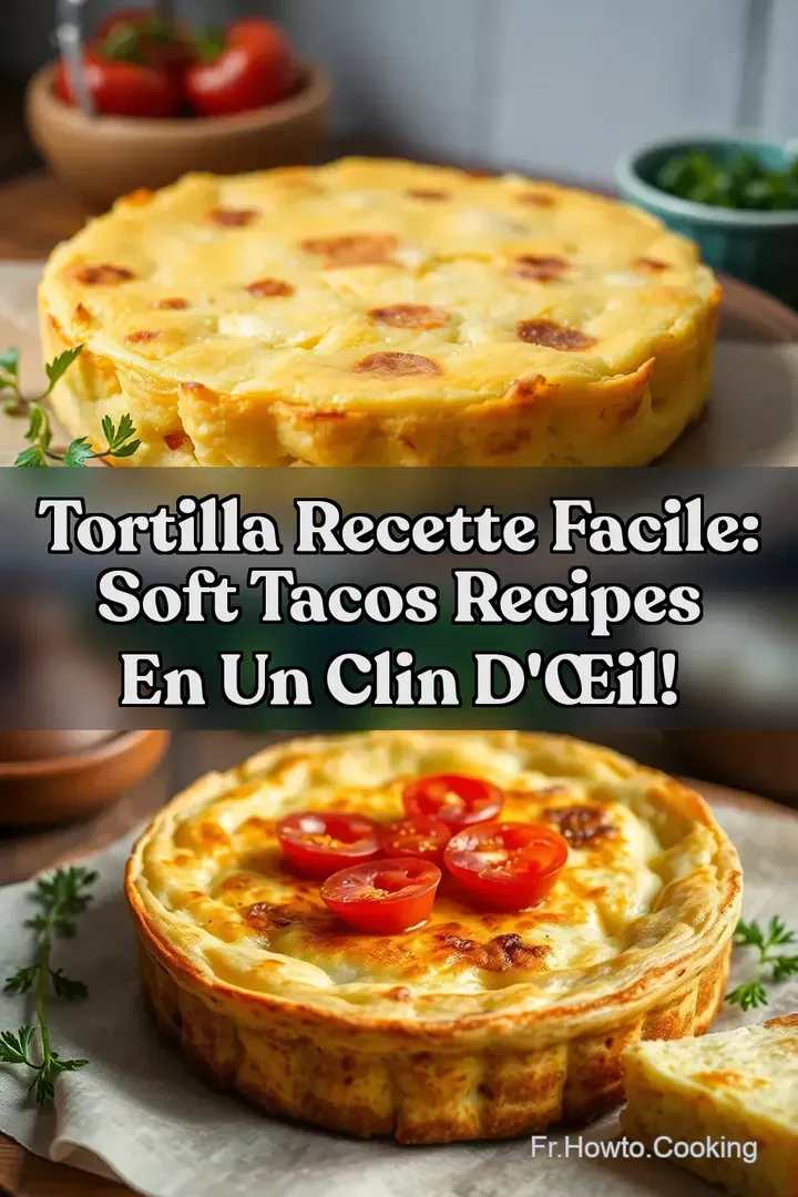 Tortilla Recette Facile: Soft Tacos Recipes en un clin d &oelig;il!