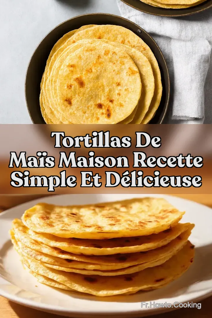 Tortillas de Ma&iuml;s Maison Recette Simple et D&eacute;licieuse