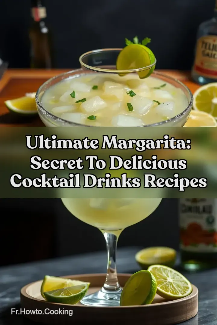 Ultimate Margarita: Secret To Delicious Cocktail Drinks Recipes