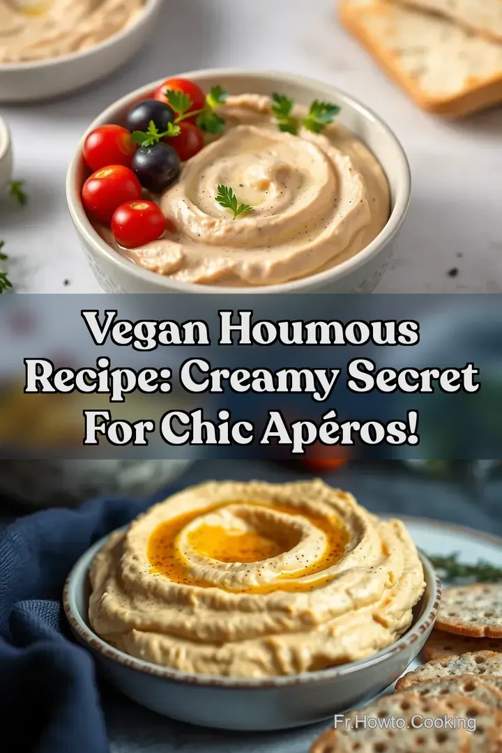 Vegan Houmous Recipe: Creamy Secret for Chic Ap&eacute;ros!