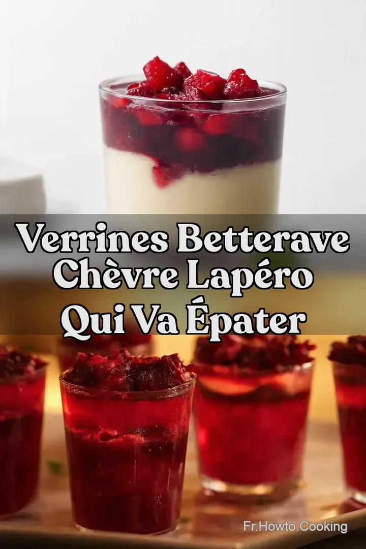 Verrines Betterave Ch&egrave;vre LAp&eacute;ro Qui Va &Eacute;pater