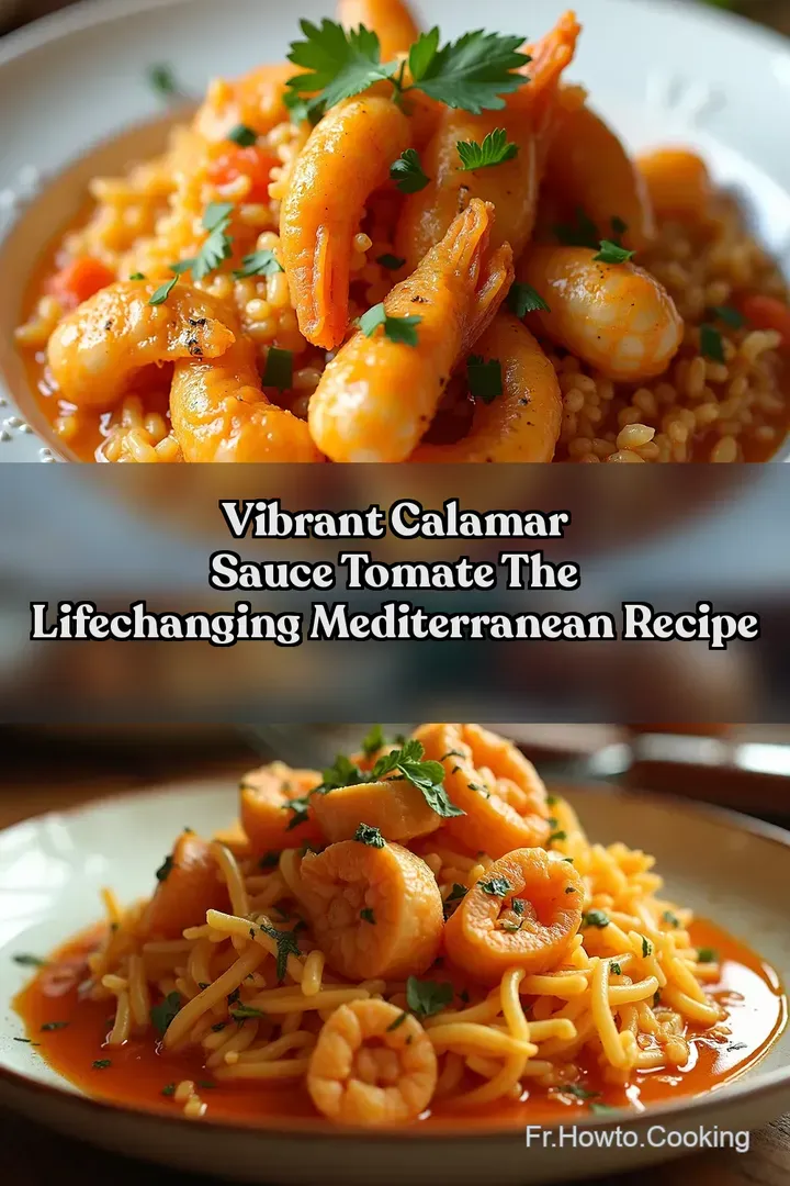 Vibrant Calamar Sauce Tomate The LifeChanging Mediterranean Recipe