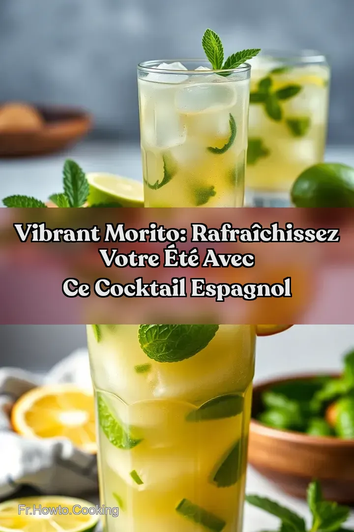Vibrant Morito: Rafra&icirc;chissez Votre &Eacute;t&eacute; avec Ce Cocktail Espagnol