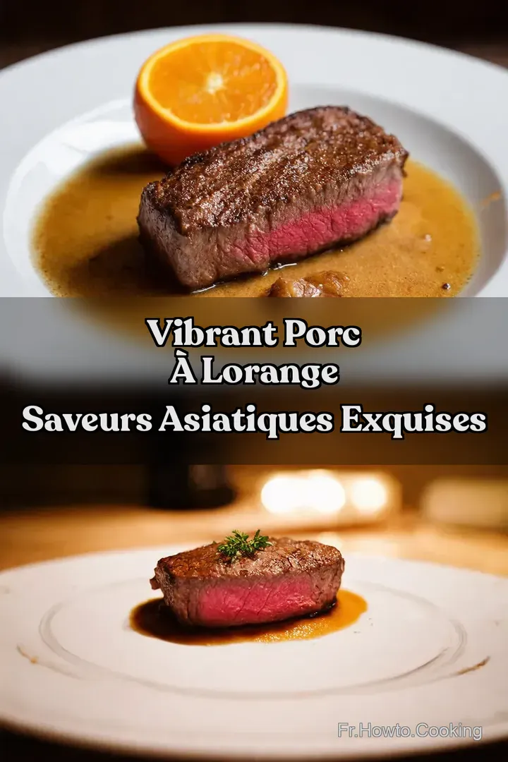 Vibrant Porc &agrave; lOrange Saveurs Asiatiques Exquises
