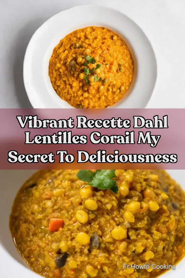 Vibrant Recette Dahl Lentilles Corail My Secret To Deliciousness : ÉPINGLER POUR PLUS TARD Vibrant Recette Dahl Lentilles Corail My Secret To Deliciousness