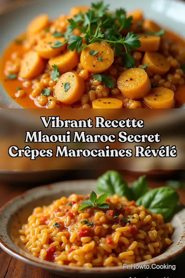 Vibrant Recette Mlaoui Maroc Secret Crêpes Marocaines Révélé