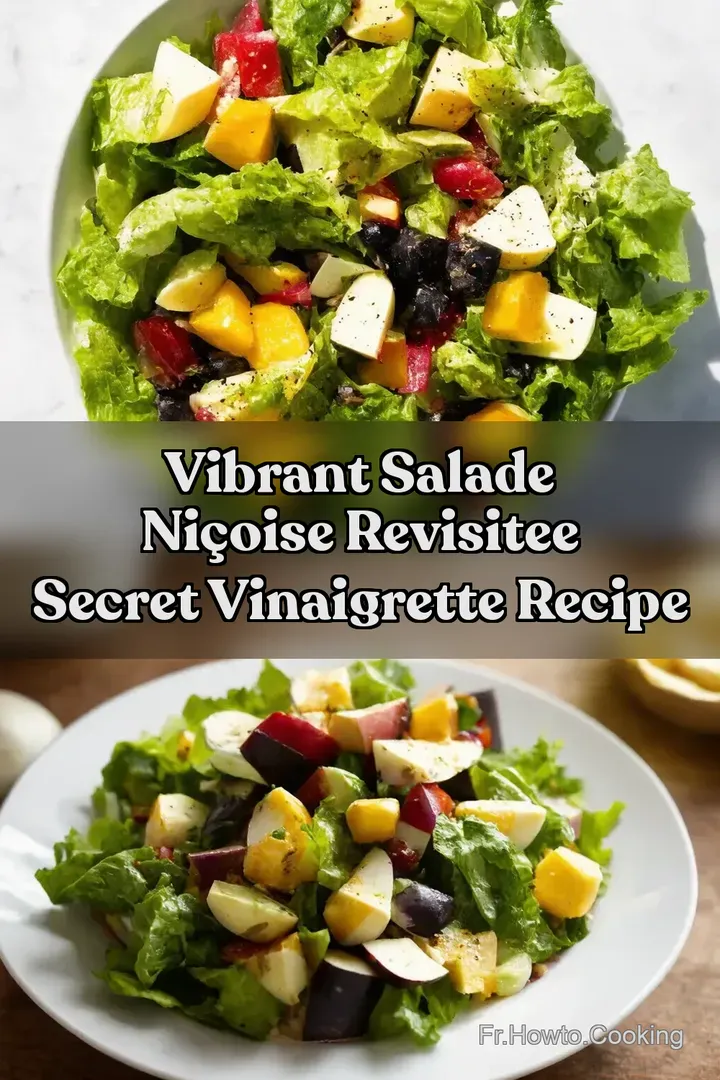 Vibrant Salade Ni&ccedil;oise Revisitee Secret Vinaigrette Recipe