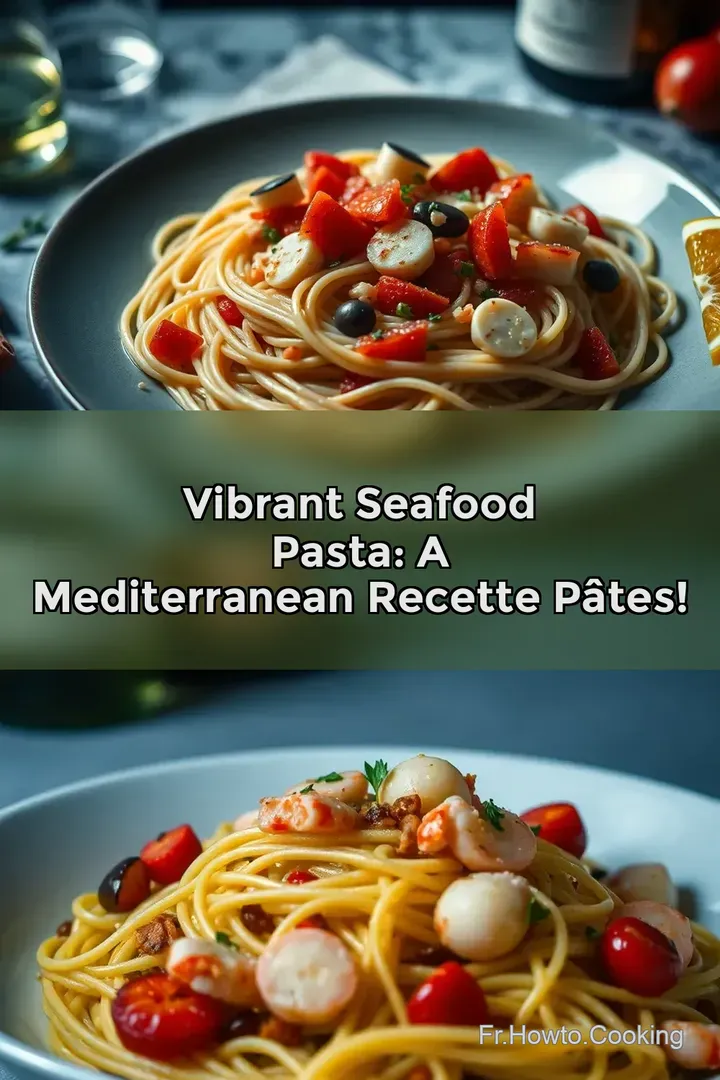 Vibrant Seafood Pasta: A Mediterranean Recette P&acirc;tes!