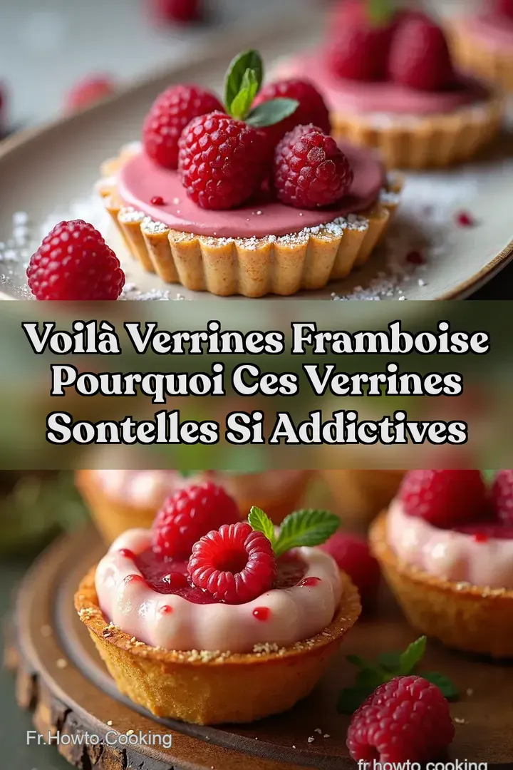 Voil&agrave; Verrines Framboise Pourquoi Ces Verrines SontElles Si Addictives
