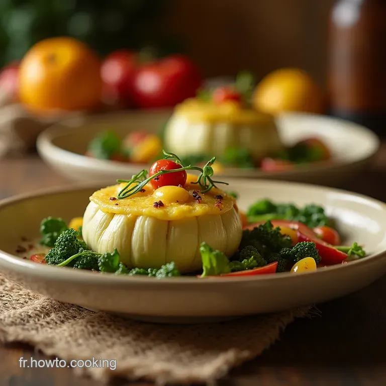 Les Artichauts Farcis &Agrave; La Bonne M&egrave;re Tendresse Et Zeste Dagrume Au C&oelig;ur Du Brocciu presentation