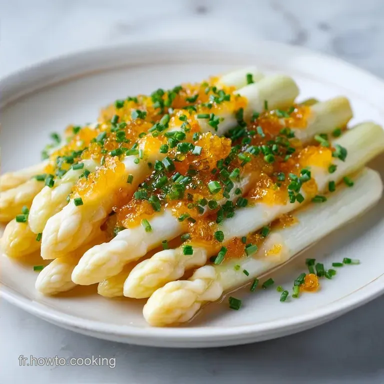 Asperges Blanches Oeuf Mimosa : Fra&icirc;cheur Citronn&eacute;e