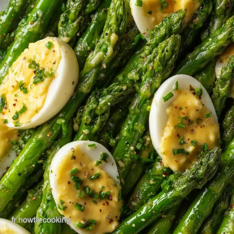 Asperges et &OElig;uf Dur: Craquant et Velout&eacute;