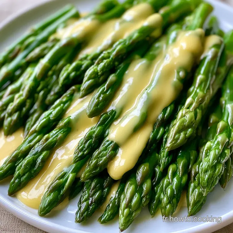 Asperges Sauce Hollandaise : Onctuosit&eacute; Soyeuse