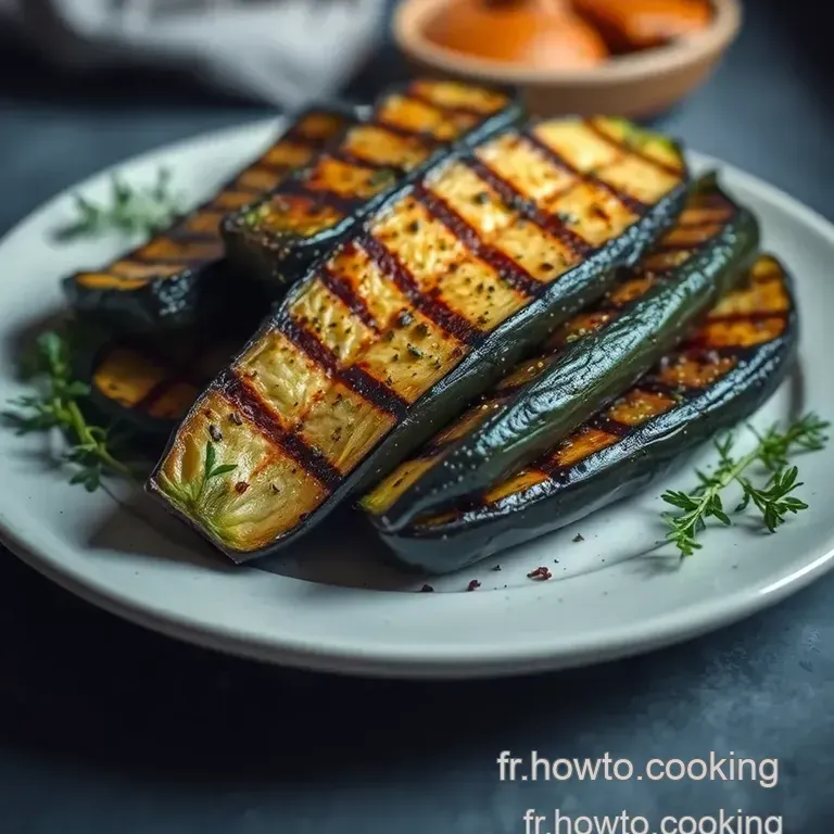 Aubergines Grill&eacute;es Au Four : Un D&eacute;lice M&eacute;diterran&eacute;en presentation