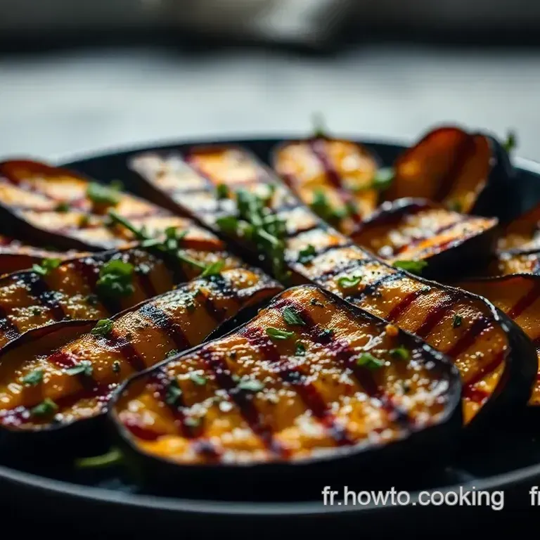 Aubergines Grillées au Four : Un Délice Méditerranéen