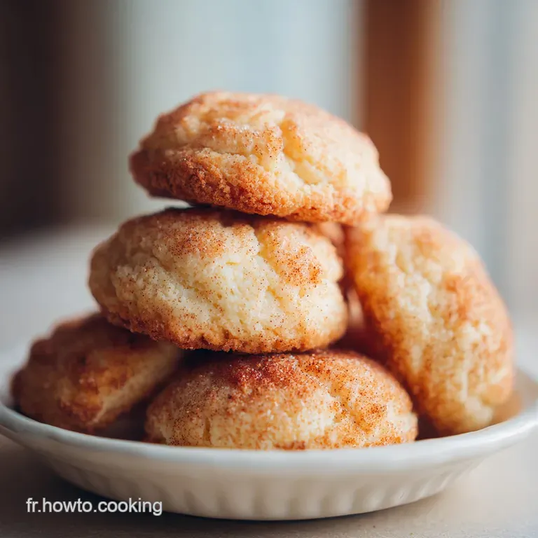 Three fluffy, warm-looking baked rounds artfully arranged on a white plate with a drizzle of syrup.
