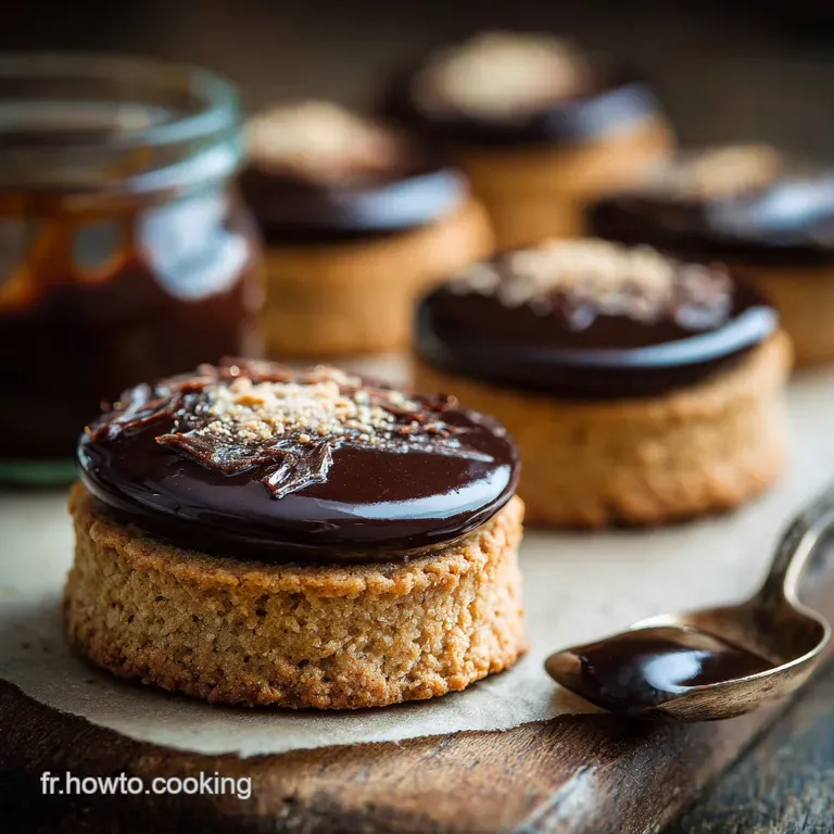 Les D&eacute;lices Cach&eacute;s Biscuits Nids Fondants Chocolat Noisette presentation