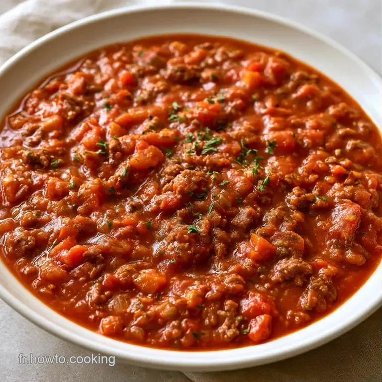 Dans une assiette creuse, b&oelig;uf napp&eacute; d'une sauce velout&eacute;e et sombre, lardons croustillants et carottes tendres.