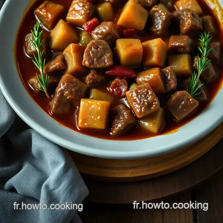 Boeuf Bourguignon Traditionnel presentation