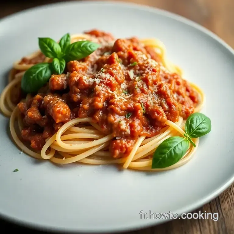 Bolognaise Maison: the Hearty Authentic Italian Rag&ugrave; presentation