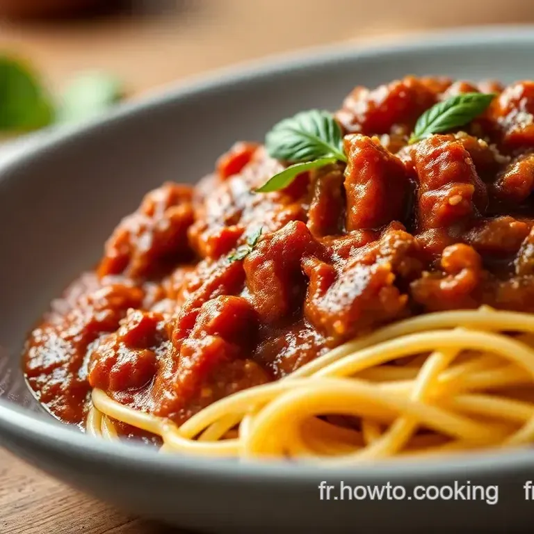 Bolognaise Maison: The Hearty Authentic Italian Ragù