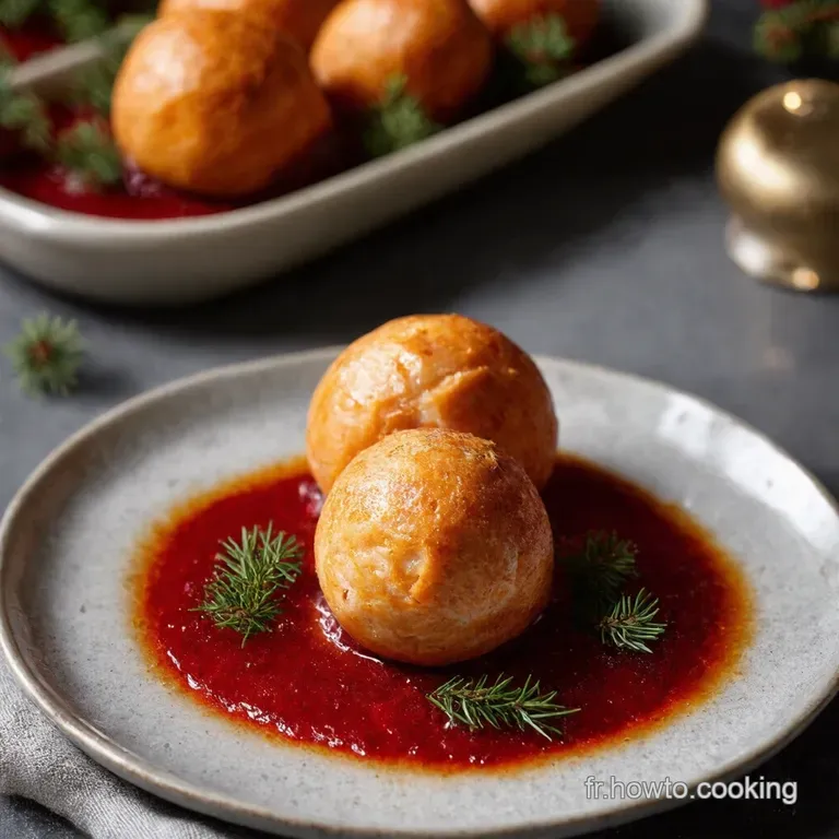 Boules de No&euml;l au Saumon Fum&eacute; Cr&egrave;me et Aneth