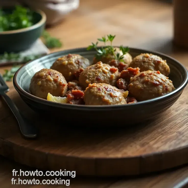 Boulette De Viande &Agrave; La Proven&ccedil;ale presentation