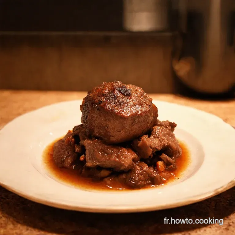 Boulettes De Viande &Agrave; La Fran&ccedil;aise presentation