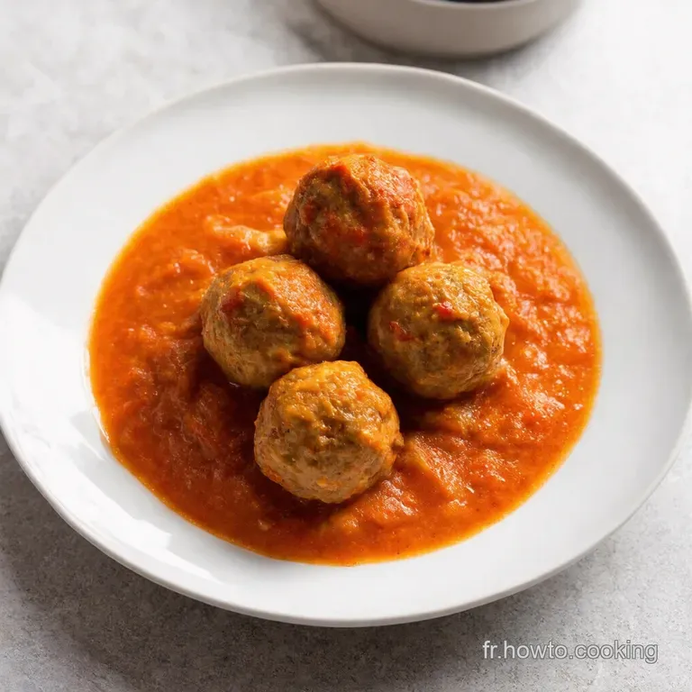 Boulettes de Viande à lItalienne Sauce Tomate Maison