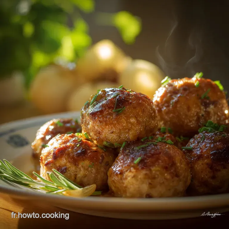 Boulettes Ultra Moelleuses La Recette De Mamie &Agrave; La Sauce Tomate presentation