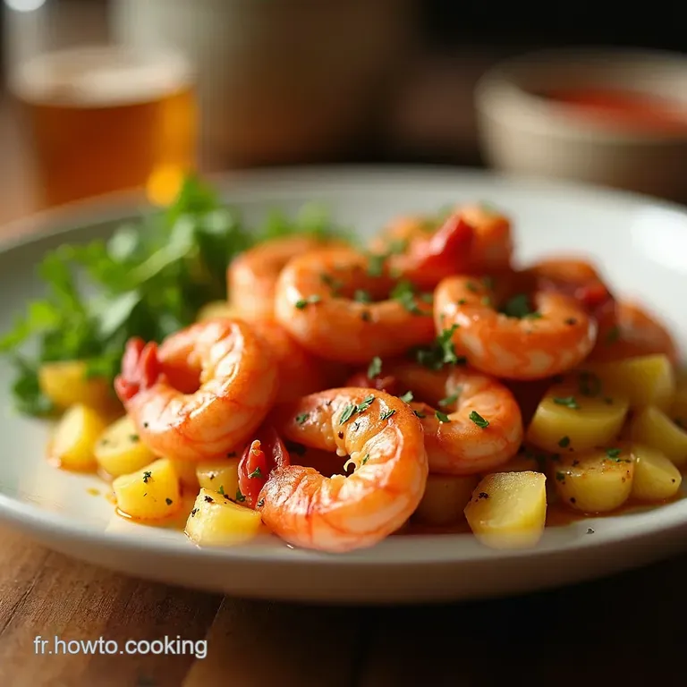 Boureks Aux Crevettes Et Pommes De Terre Petits Amours Croustillants presentation