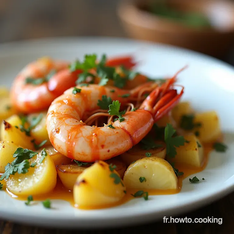 Boureks aux Crevettes et Pommes de Terre Petits Amours Croustillants