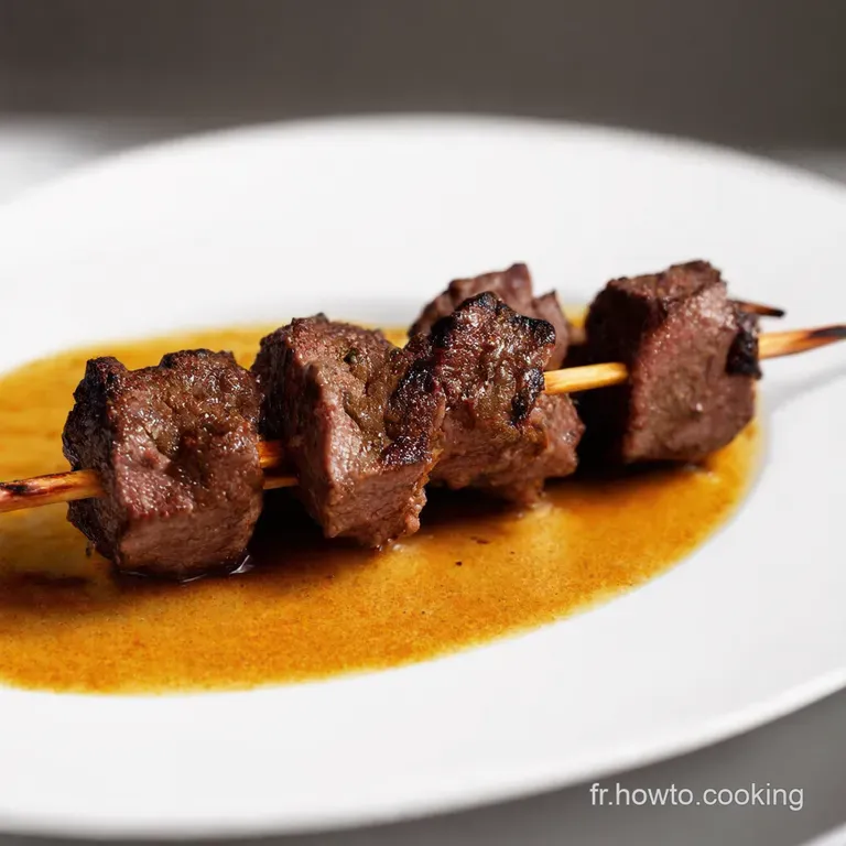 Brochettes de Boeuf Marinées à la Française