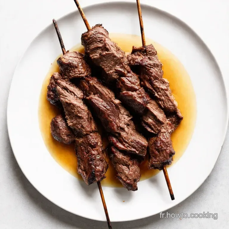 Brochettes de Bœuf Marinées à la Parisienne
